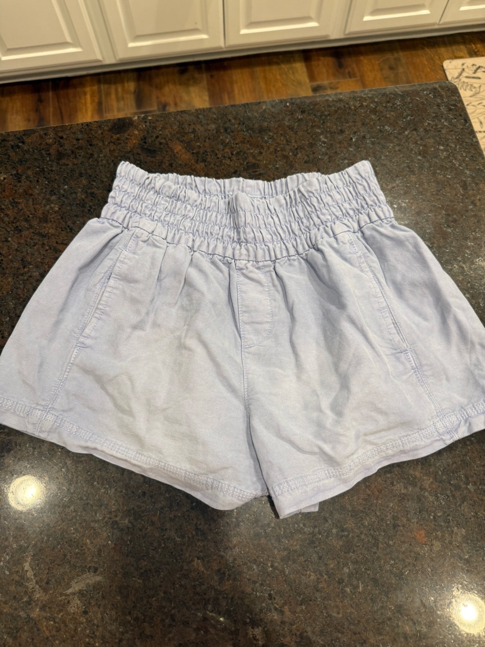 Aerie High-Waist Smocked Shorts